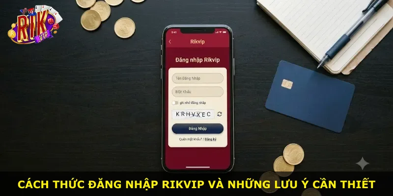 Cách thức đăng nhập Rikvip và những lưu ý cần thiết