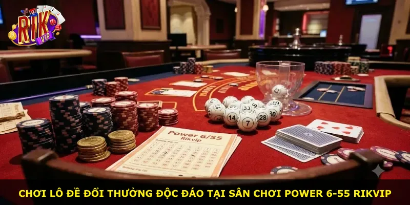 Chơi lô đề đổi thưởng độc đáo tại sân chơi Power 6-55 Rikvip
