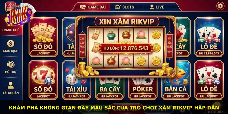 Khám phá không gian đầy màu sắc của trò chơi xăm Rikvip hấp dẫn