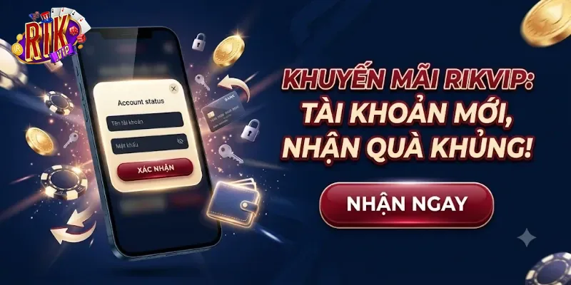 Khuyến Mãi Rikvip Mới Nhất Nhận Thưởng Hấp Dẫn Cho Thành Viên