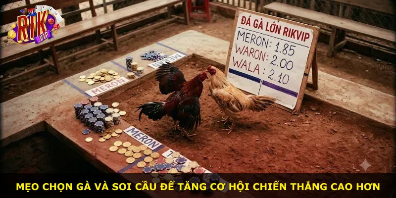 Mẹo chọn gà và soi cầu để tăng cơ hội chiến thắng cao hơn