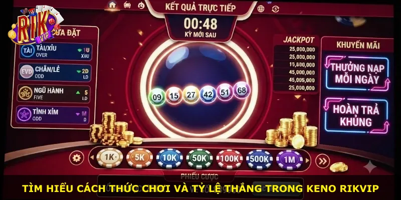 Tìm hiểu cách thức chơi và tỷ lệ thắng trong Keno Rikvip